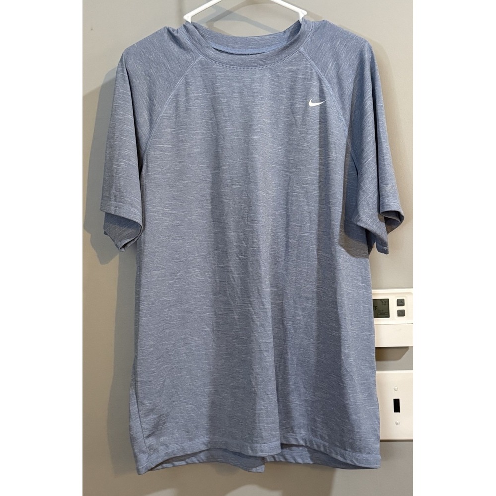 Nike Shirt Dri Fit Raglan‎ Hydroguard UPF Short Sleeve Tee Men's XL